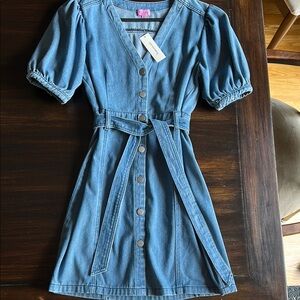 Miami Light Blue Denim Top